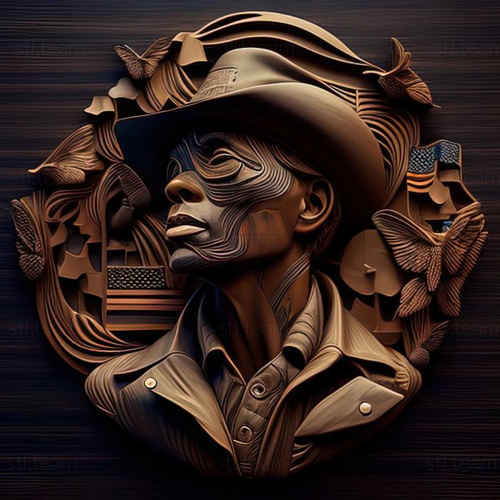 3D модель Тоні Павон, американський художник (STL)